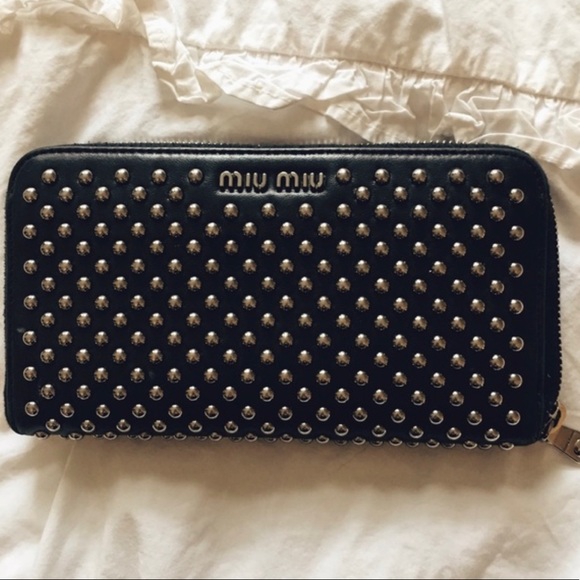 Miu Miu Handbags - Studded Miu Miu Wallet
